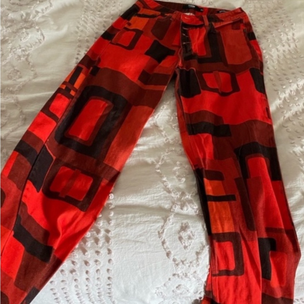 Jaded London Retro Orange Jeans